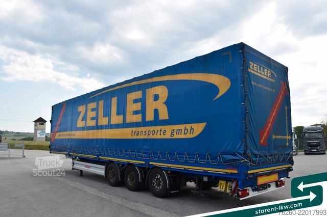 Semirimorchio con telone FLIEGL Hangler Megatrailer Schräglader Coil Bordwand