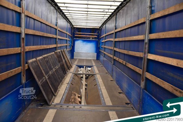 Semirimorchio con telone FLIEGL Hangler Megatrailer Schräglader Coil Bordwand