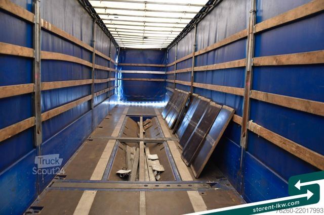 Semirimorchio con telone FLIEGL Hangler Megatrailer Schräglader Coil Bordwand