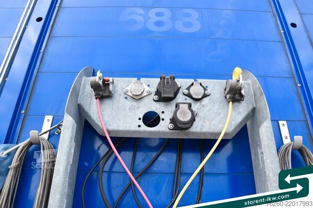 Semirimorchio con telone FLIEGL Hangler Megatrailer Schräglader Coil Bordwand