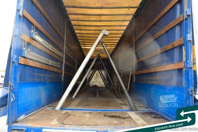 Semirimorchio con telone Hangler Megatrailer Schräglader Coil Bordwand