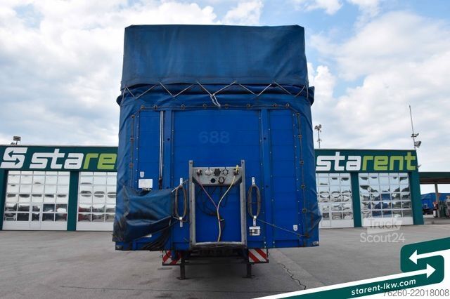 Semirimorchio con telone Hangler Megatrailer Schräglader Coil Bordwand