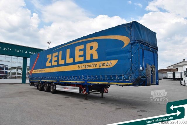Semirimorchio con telone Hangler Megatrailer Schräglader Coil Bordwand