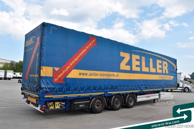 Semirimorchio con telone Hangler Megatrailer Schräglader Coil Bordwand
