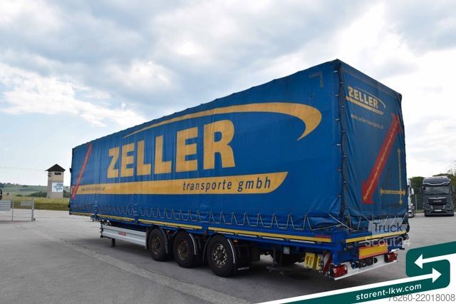 Semirimorchio con telone Hangler Megatrailer Schräglader Coil Bordwand