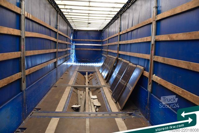 Semirimorchio con telone Hangler Megatrailer Schräglader Coil Bordwand