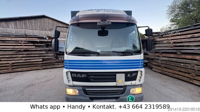 Kamion sa ravnom platformom i ceradom DAF 45.160 4x2 Euro 5 EEV Pritsche Plane Bj 2009
