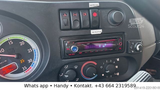 Kamion sa ravnom platformom i ceradom DAF 45.160 4x2 Euro 5 EEV Pritsche Plane Bj 2009