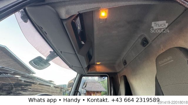 Kamion sa ravnom platformom i ceradom DAF 45.160 4x2 Euro 5 EEV Pritsche Plane Bj 2009