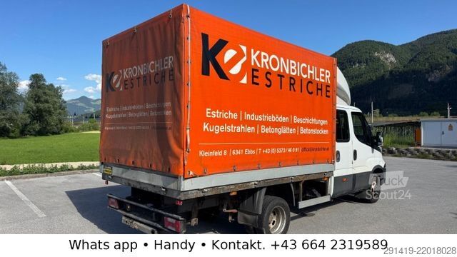 Plachtová dodávka IVECO Daily 50C35 Doka Pritsche Plane Bj 2017