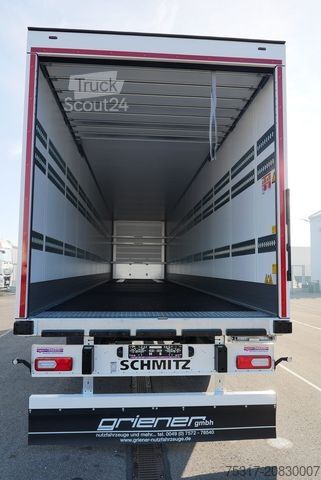 Semi-remorque fourgon SCHMITZ CARGOBULL SBO 18 / ROLLTOR / ZURRLEISTE / LIFTACHSE NEU !