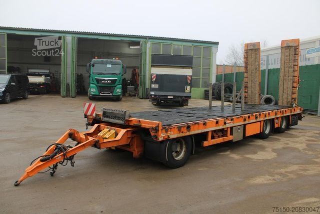 Remorcă cu platformă joasă  ZANDT AT-P 300 - Nr.: 099