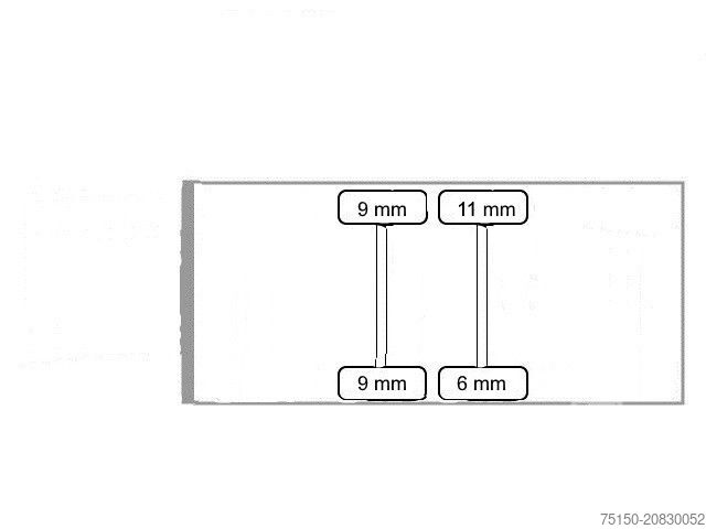 Trijų pusių savivartis priekaba HUMBAUR HTK 145524 - Nr.: 112