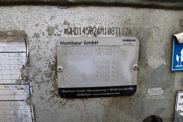 Trijų pusių savivartis priekaba HUMBAUR HTK 145524 - Nr.: 112