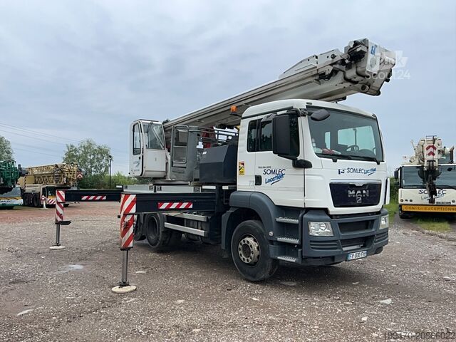 Truck-Mounted Boom Lift MAN TGS 26.320 6x2-2 BL with Oil Steel Eagle 3526 (35m)