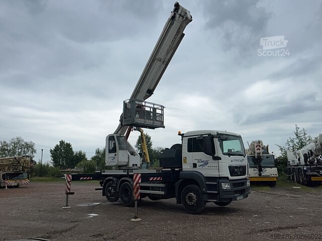 Truck-Mounted Boom Lift MAN TGS 26.320 6x2-2 BL with Oil Steel Eagle 3526 (35m)
