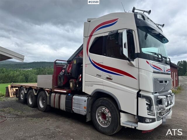 Vinç kamyonu Volvo FH750 8x4 Crane Truck with 71 tm Fassi Crane