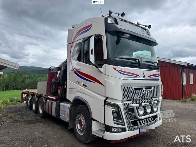 Vinç kamyonu Volvo FH750 8x4 Crane Truck with 71 tm Fassi Crane