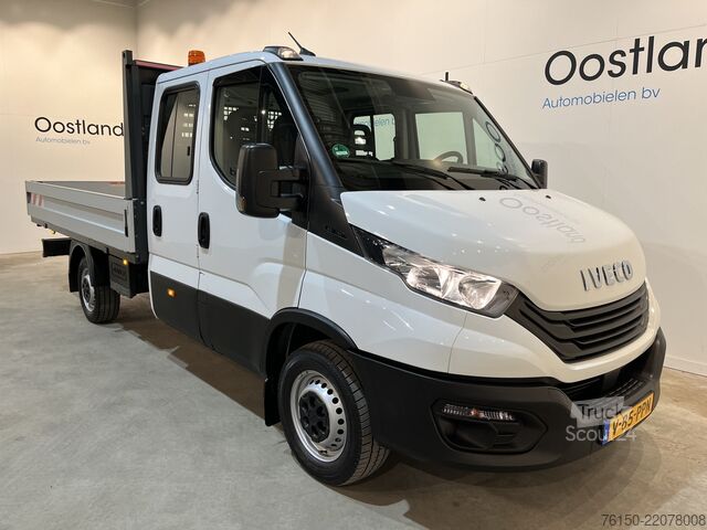 Platform van dobbeltkabine Iveco Daily 35S16 2.3 375 DC 7 pers. Open Laadbak / E...