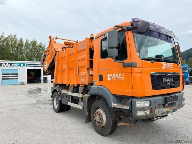 Camion à ordures MAN TGM 15.250 4X4 BL Müllpresse