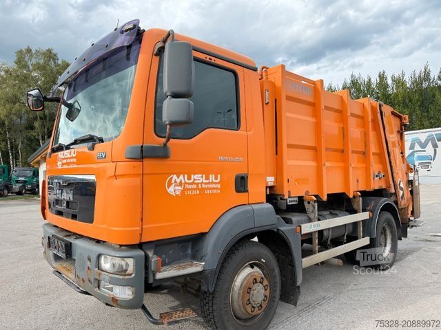 Camion à ordures MAN TGM 15.250 4X4 BL Müllpresse