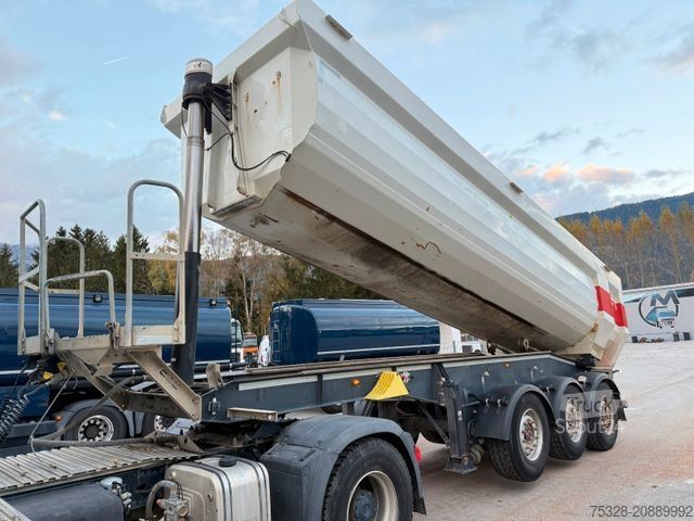 Standardowy ciągnik siodłowy MAN TGS 18.460 4X4 H Pritarder + Auflieger Schwarzmü