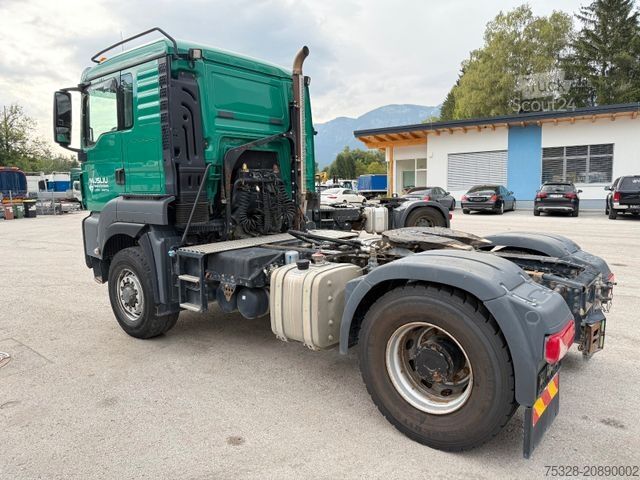 Standardowy ciągnik siodłowy MAN TGS 18.480 4X4H Kipphydraulik Pritarder
