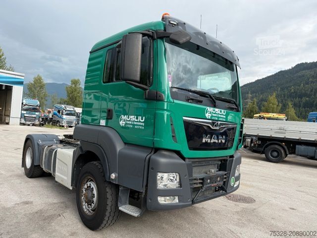 Standardowy ciągnik siodłowy MAN TGS 18.480 4X4H Kipphydraulik Pritarder