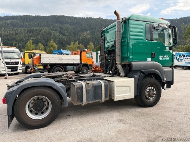 Standardowy ciągnik siodłowy MAN TGS 18.480 4X4H Kipphydraulik Pritarder
