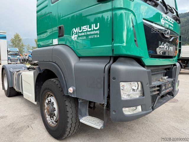 Standardowy ciągnik siodłowy MAN TGS 18.480 4X4H Kipphydraulik Pritarder