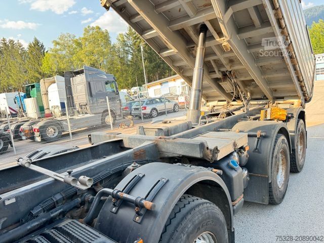 Tipper truck SCANIA R490 8X4 Retarder Meiller Bordmatik Top!