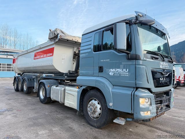 Standardowy ciągnik siodłowy MAN TGS 18.500 4X4 H Pritarder + Schwarzmüller Alu