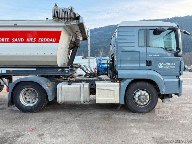 Standardowy ciągnik siodłowy MAN TGS 18.500 4X4 H Pritarder + Schwarzmüller Alu