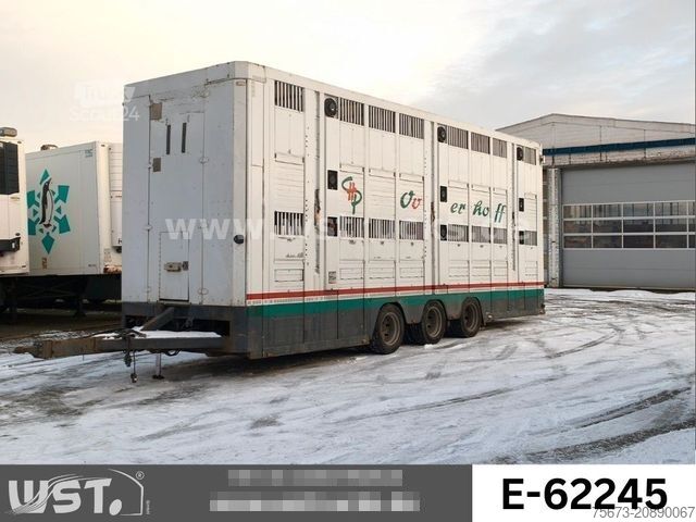 Remorque de transport de chevaux MENKE-JANZEN Tandem 3 Achsen 2 Stock Eigenes Aggregat