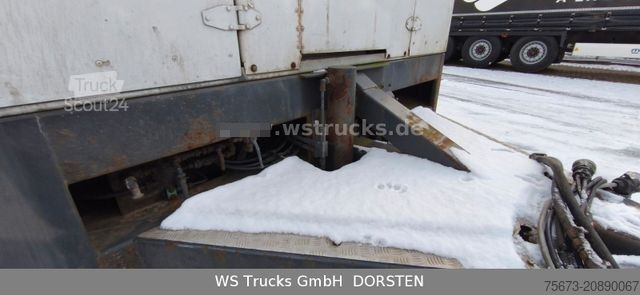 Remorque de transport de chevaux MENKE-JANZEN Tandem 3 Achsen 2 Stock Eigenes Aggregat