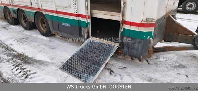 Remorque de transport de chevaux MENKE-JANZEN Tandem 3 Achsen | 2 Stock | Hubdach | Aggregat