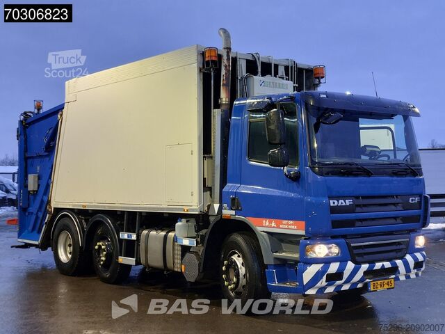 Çöp toplama aracı DAF CF75.250 6X2 NL-Truck Haller Zoeller M21X2LC St...
