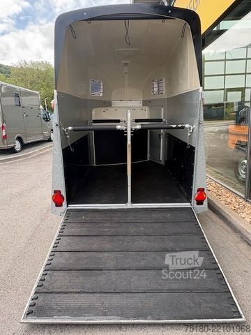 Paardentransportaanhanger HUMBAUR XANTHOS Aero 2 Pferdehänger ALU SK 2,4t 1Hd.