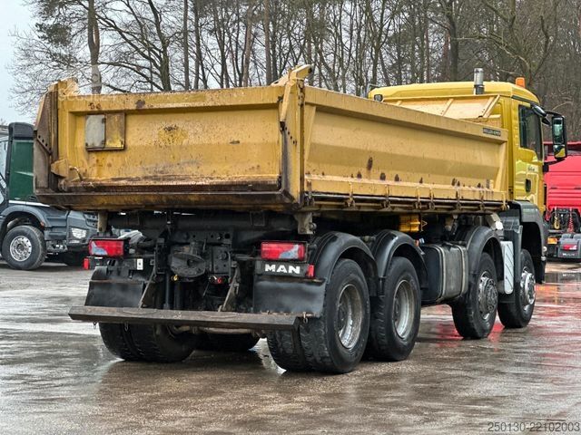 Camion-benne tricar MAN TGS 35.480 8x6BB Meiller Bordmatik *TOP*