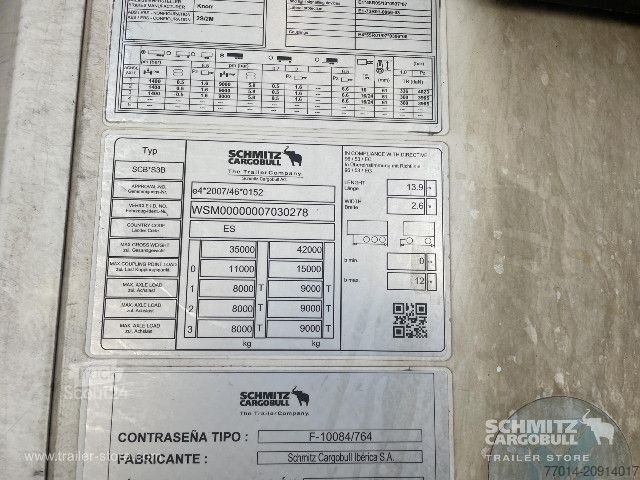 Reefer trailer Schmitz Cargobull Trailer Reefer Standard