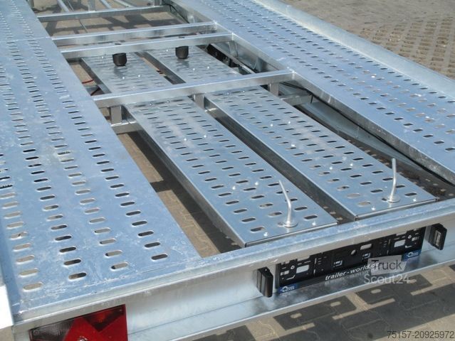 Rimorchio trasporta auto SARIS Mars VDI Autotransporter 450x210cm 2700kgGG