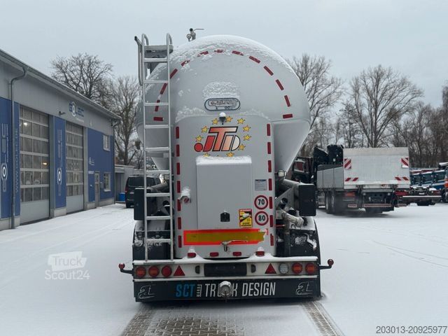 Semirreboque silo FELDBINDER O.ME.P.S Silo Auflieger 39 m³ 3 Achs