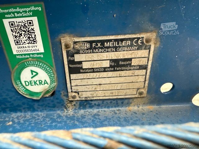 Damperli panelvan MERCEDES-BENZ ATEGO 815 K 4x2 Kipper Off. Kasten