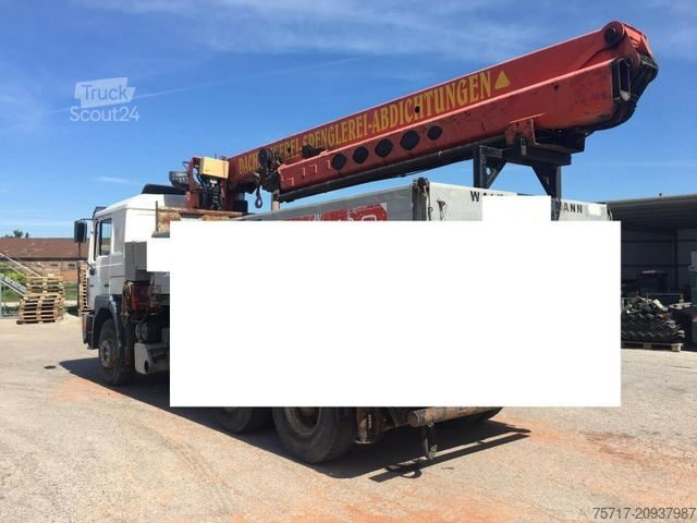 Billenő teherautó PALFINGER JUST CRANE PK 28000 + Fernbedienung + Seilwinde