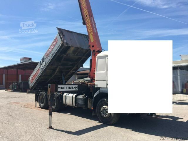 Billenő teherautó PALFINGER JUST CRANE PK 28000 + Fernbedienung + Seilwinde