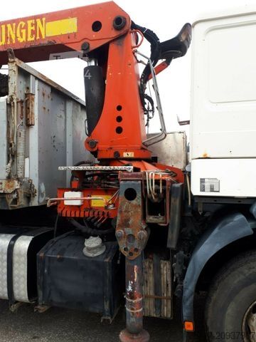 Billenő teherautó PALFINGER JUST CRANE PK 28000 + Fernbedienung + Seilwinde