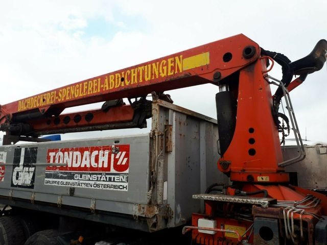 Billenő teherautó PALFINGER JUST CRANE PK 28000 + Fernbedienung + Seilwinde
