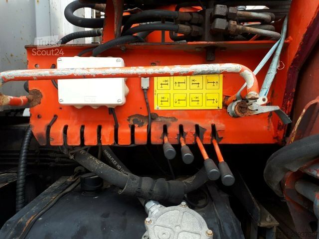 Billenő teherautó PALFINGER JUST CRANE PK 28000 + Fernbedienung + Seilwinde