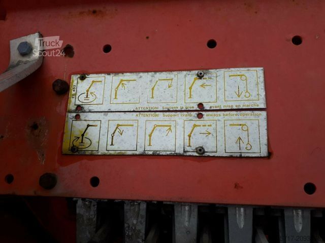 Billenő teherautó PALFINGER JUST CRANE PK 28000 + Fernbedienung + Seilwinde