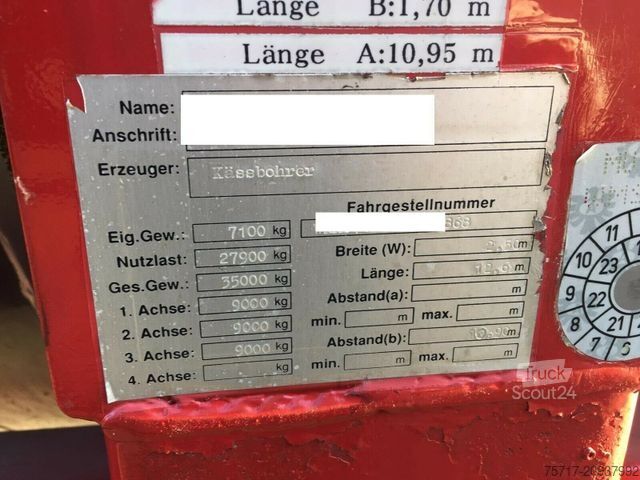 Silos polpriklopnik KÄSSBOHRER 2 Stück, guter Zustand, Allu